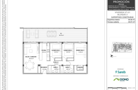 Piso en venta en calle Garcilaso de la Vega , 8
