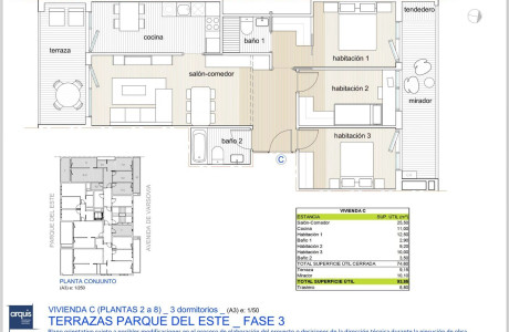 Piso en venta en avenida Varsovia, 6