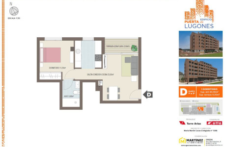 Piso en venta en avenida de Oviedo, 12