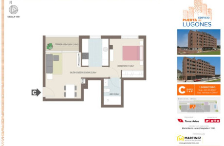 Piso en venta en avenida de Oviedo, 12