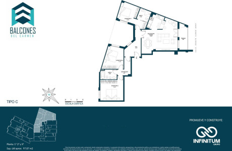 Piso en venta en calle Numa Guilhou, 30