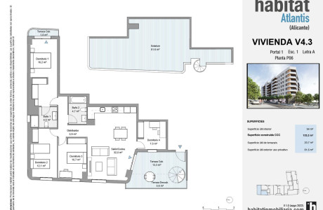 Ático en venta en avenida de Elche esquina Calle Capitán Dema s/n