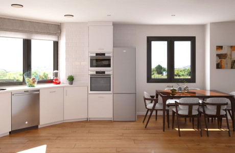 Chalet adosado en venta en calle Bazán, 41