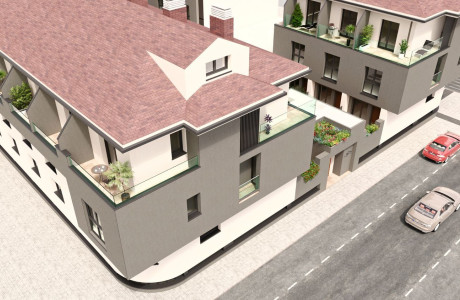 Chalet adosado en venta en calle Bazán, 41