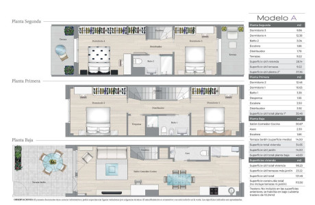 Chalet adosado en venta en calle Bazán, 41