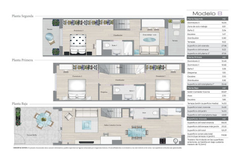 Chalet adosado en venta en calle Bazán, 41