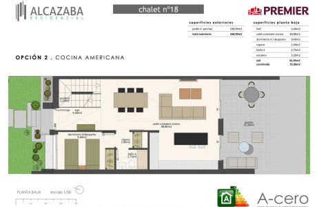 Chalet adosado en venta en calle Julián Camarillo, 56