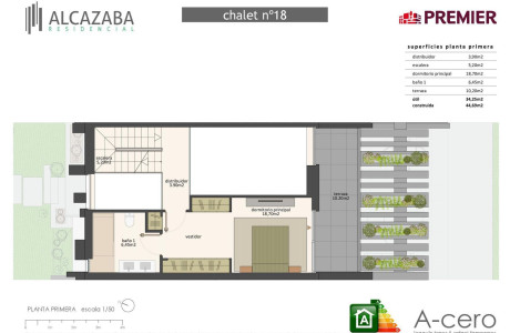 Chalet adosado en venta en calle Julián Camarillo, 56