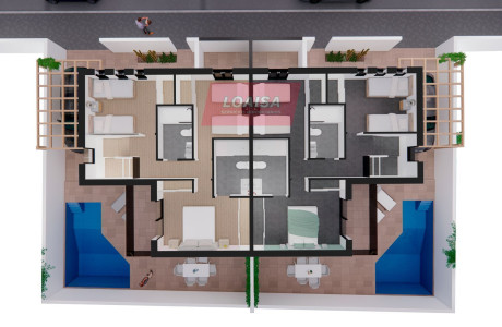 Chalet adosado en venta en calle la Traiña, 10