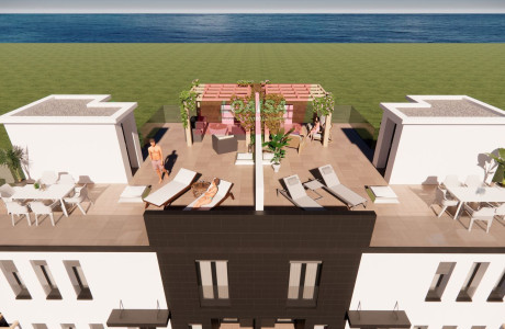 Chalet adosado en venta en calle la Traiña, 10