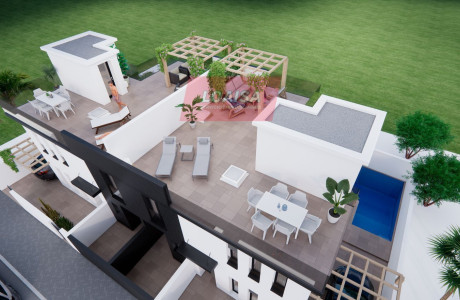 Chalet adosado en venta en calle la Traiña, 10