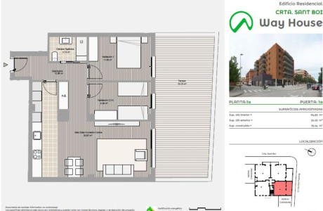 Piso en venta en carretera Crta. Sant Boi, 104