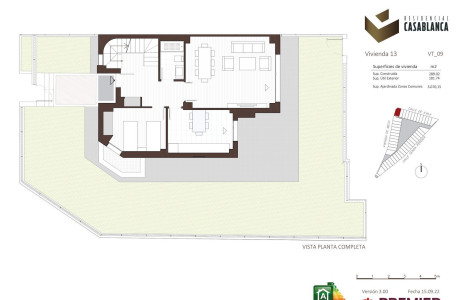 Chalet adosado en venta en calle Senda Perdida, 200