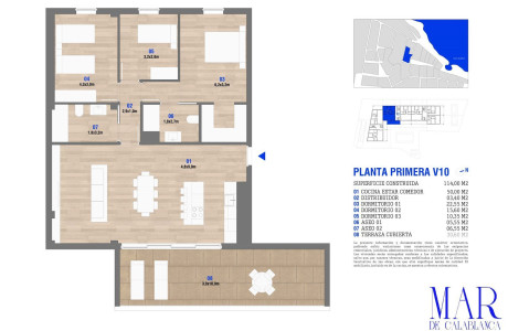 Piso en venta en pozo Nicosia, 5