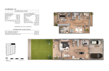 Chalet adosado en venta en calle Hecho & Canfranc s/n