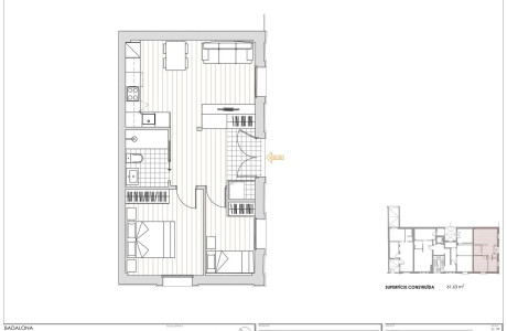 Piso en venta en calle 2 de mayo, 6