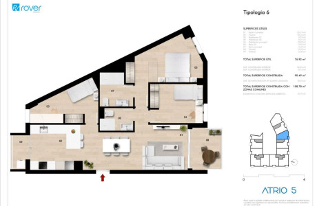 Piso en venta en calle Colombia, 27