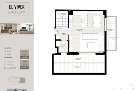 Ático en venta en calle president companys, 1