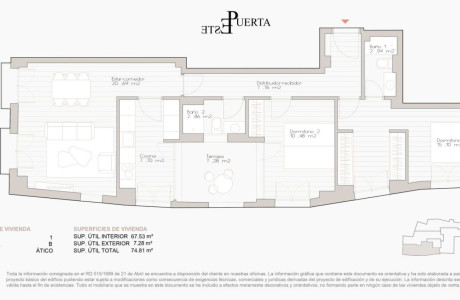 Ático en venta en calle Mayor, 68