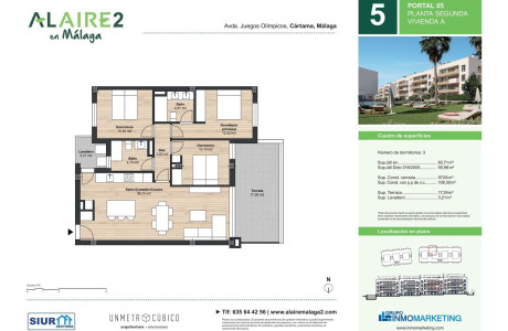 Piso en venta en avenida Juegos Olímipicos, 3