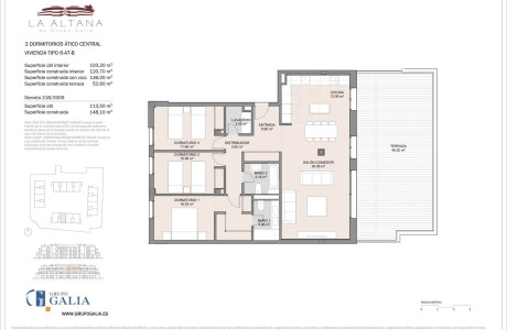 Ático en venta en avenida Almanzor s/n