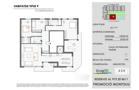 Piso en venta en calle Mestre TÃ pies, 1