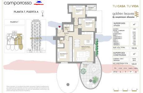 Piso en venta en avenida de Rumania, 32