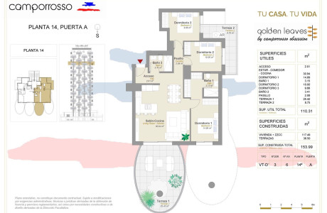 Piso en venta en avenida de Rumania, 32