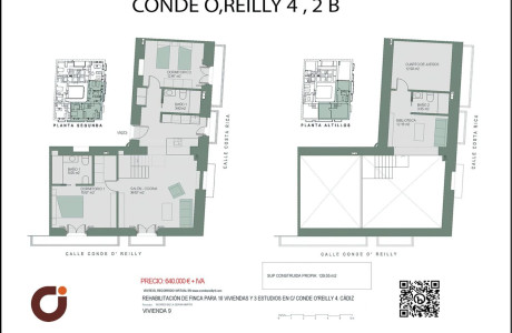 Dúplex en venta en calle Conde O´Reilly, 4