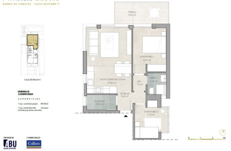 Piso en venta en calle Belisana, 9