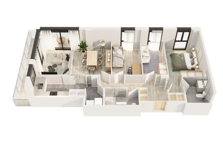 Piso en venta en avenida Europa, 59