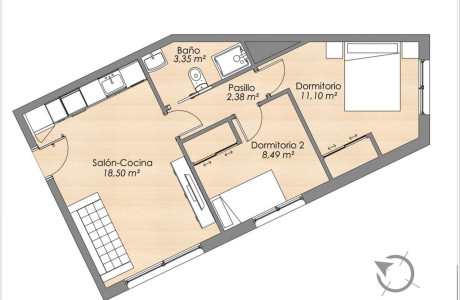 Piso en venta en avenida de Madrid, 1