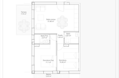 Piso en venta en calle Cruz, 45