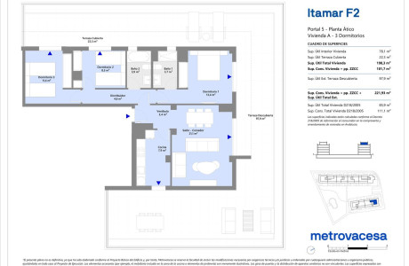 Ático en venta en Avenida del Mar