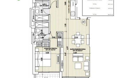 Piso en venta en Villamartín-Las Filipinas