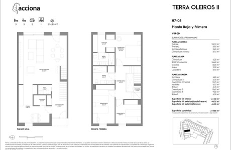Chalet adosado en venta en calle do Lio, 2