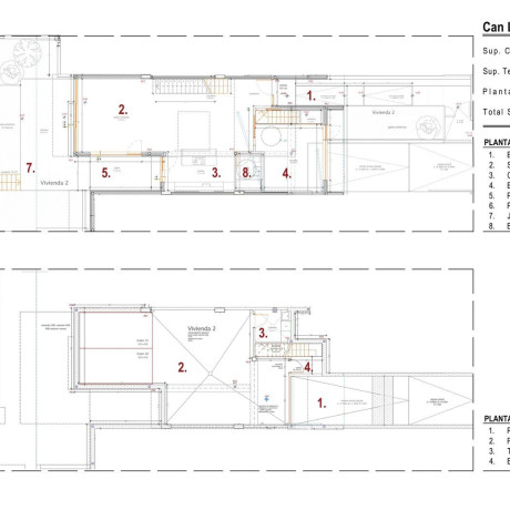 Chalet adosado en venta en calle Pin i Soler, 2
