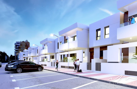 Chalet adosado en venta en avenida Sabinar, 29