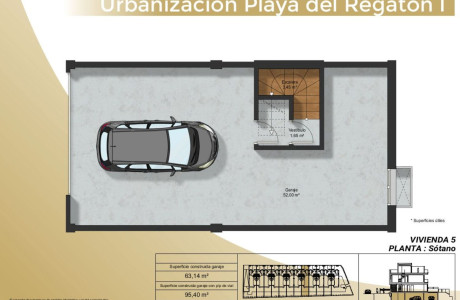 Chalet adosado en venta en avenida Derechos humanos, 3