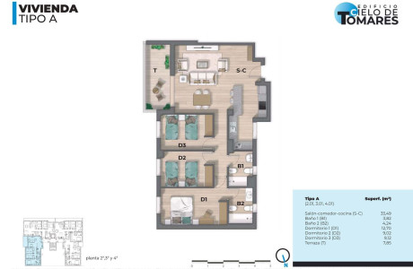 Piso en venta en calle del Cielo s/n