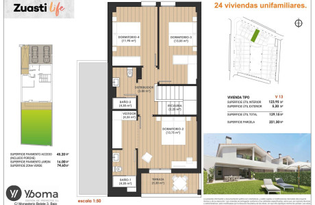 Chalet adosado en venta en avenida Concejo de Iza s/n