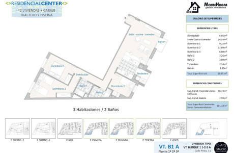 Piso en venta en calle Pinto, 11