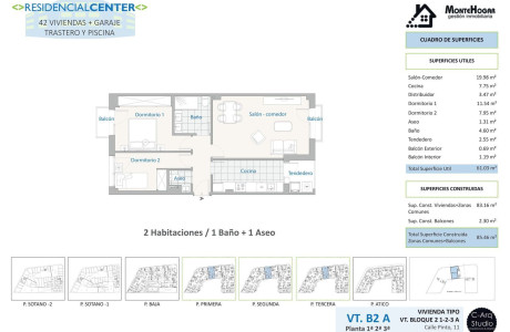 Piso en venta en calle Pinto, 11