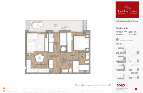 Piso en venta en calle Ronda de Sant Ramon, 132
