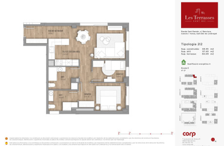 Piso en venta en calle Ronda de Sant Ramon, 132
