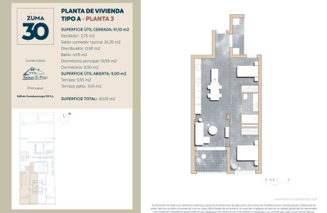 Piso en venta en calle Zumalacarregui, 30