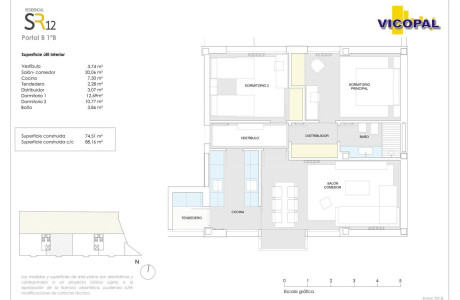 Piso en venta en Sta. Bárbara-La Zaporra