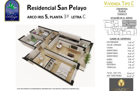 Piso en venta en calle Arco Iris, 5