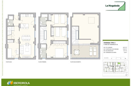 Chalet adosado en venta en calle Mies de Domañas, 2