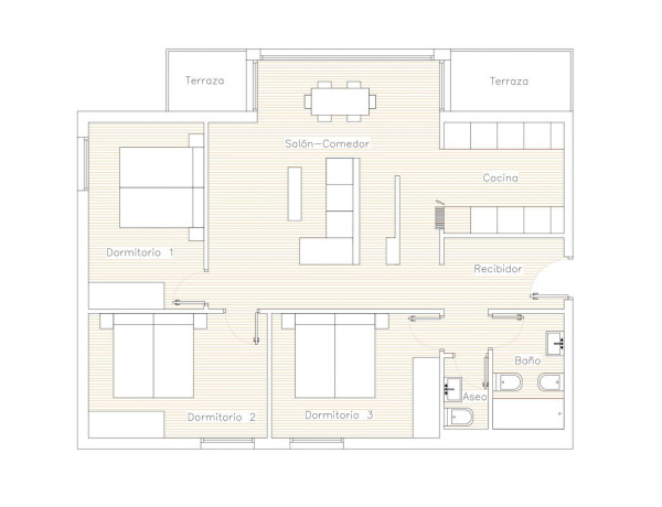 Piso en venta en avenida de Los Huetos